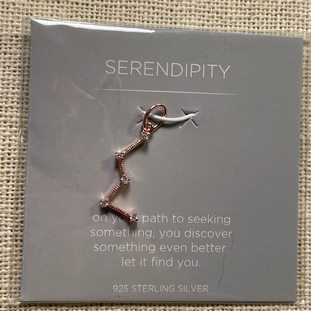 Origami Owl Rose Gold Core “Serendipity” Constellation Pendant charm